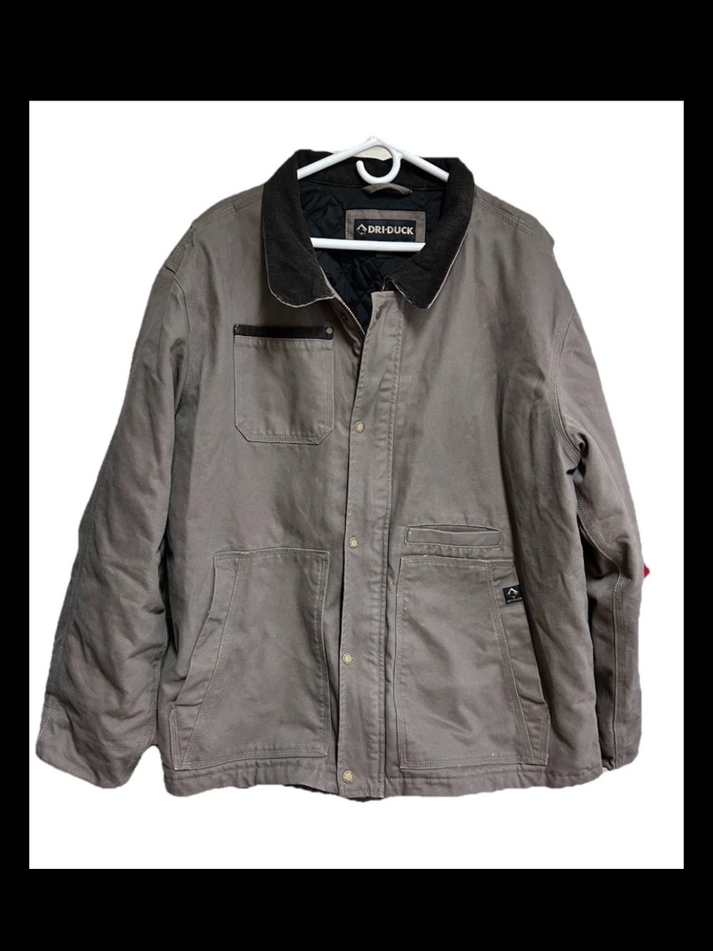 Dri-Duck Rambler Jacket Size 2XL Canvas Work Barn Outfoors Gray